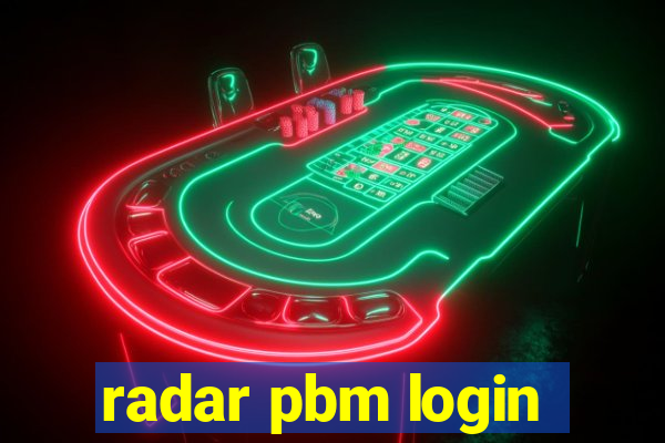 radar pbm login